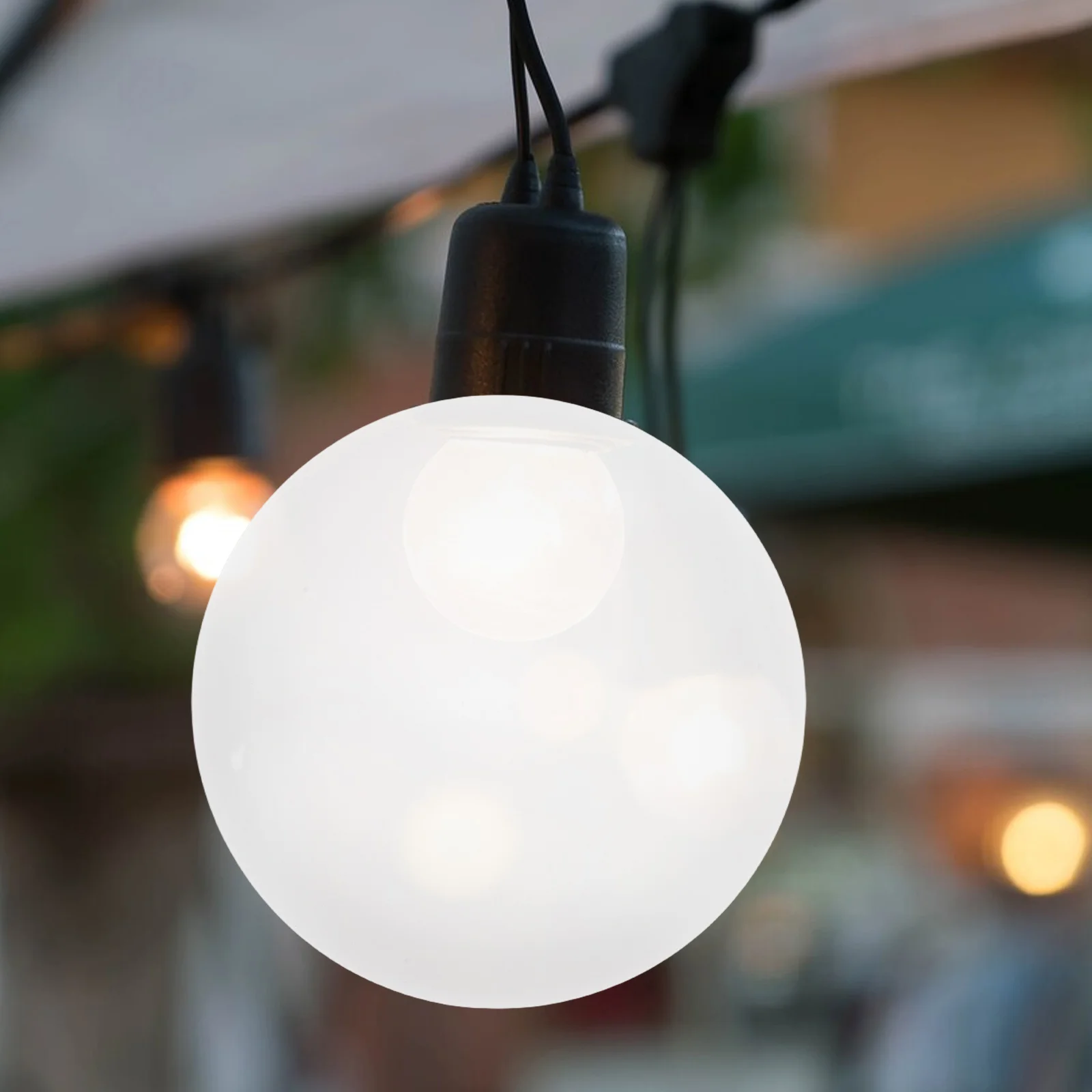 

Round Frosted Glass Lamp Shade G9 Base Soft Diffused Lighting for Living Room Bedroom Chandelier Fixture Decorative Sphere Cover