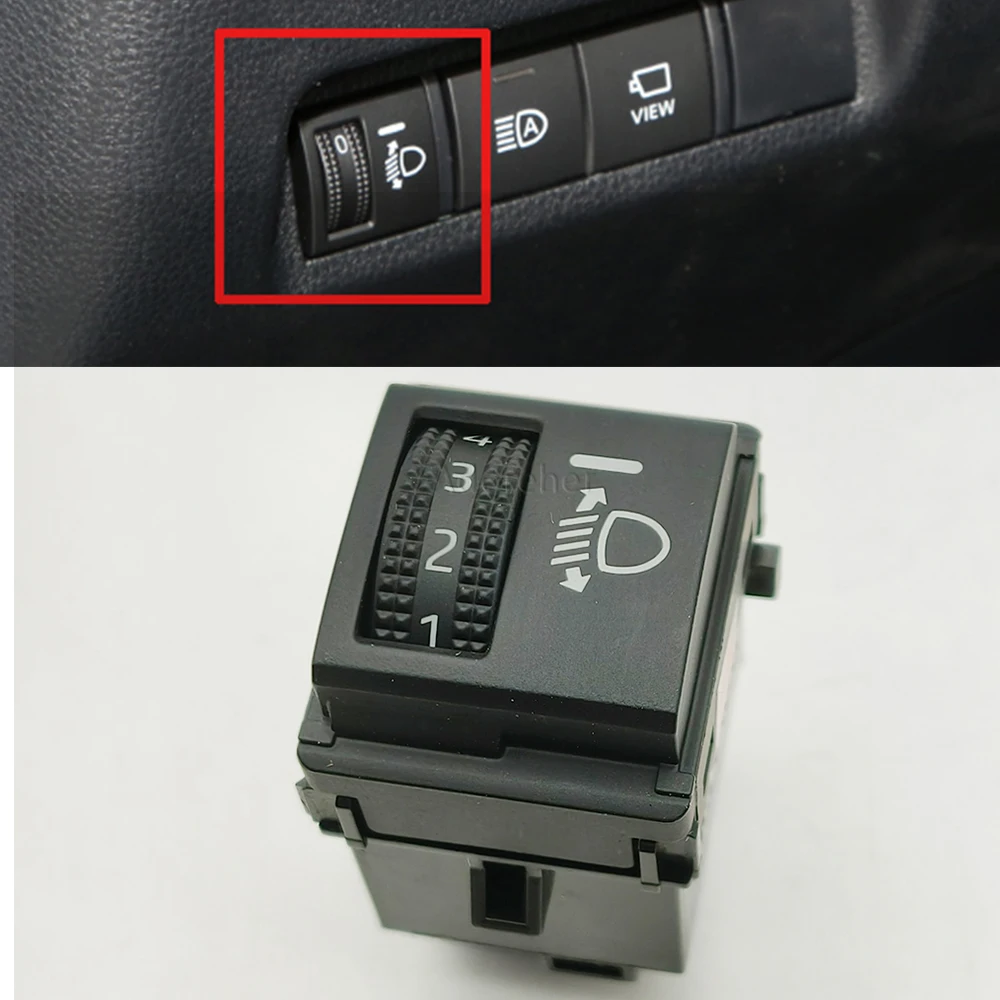 Headlight Adjustment Switch Button for Toyota Wildlander RAV4