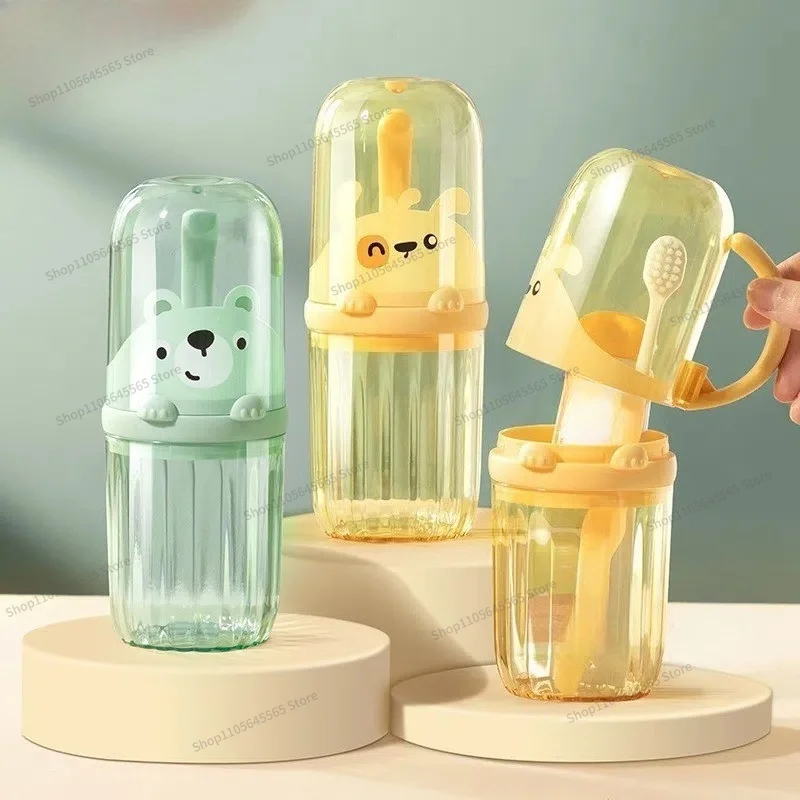 For Mouthwash Cup Three in One Portable Storage Toothbrush Cup