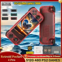 Retroid Pocket 4 Pro Portable Handheld Game Console 4.7 Inch Video Game Consoles 8G+128GB RP4 Android 13 512G 256G PSP PS2 3DS
