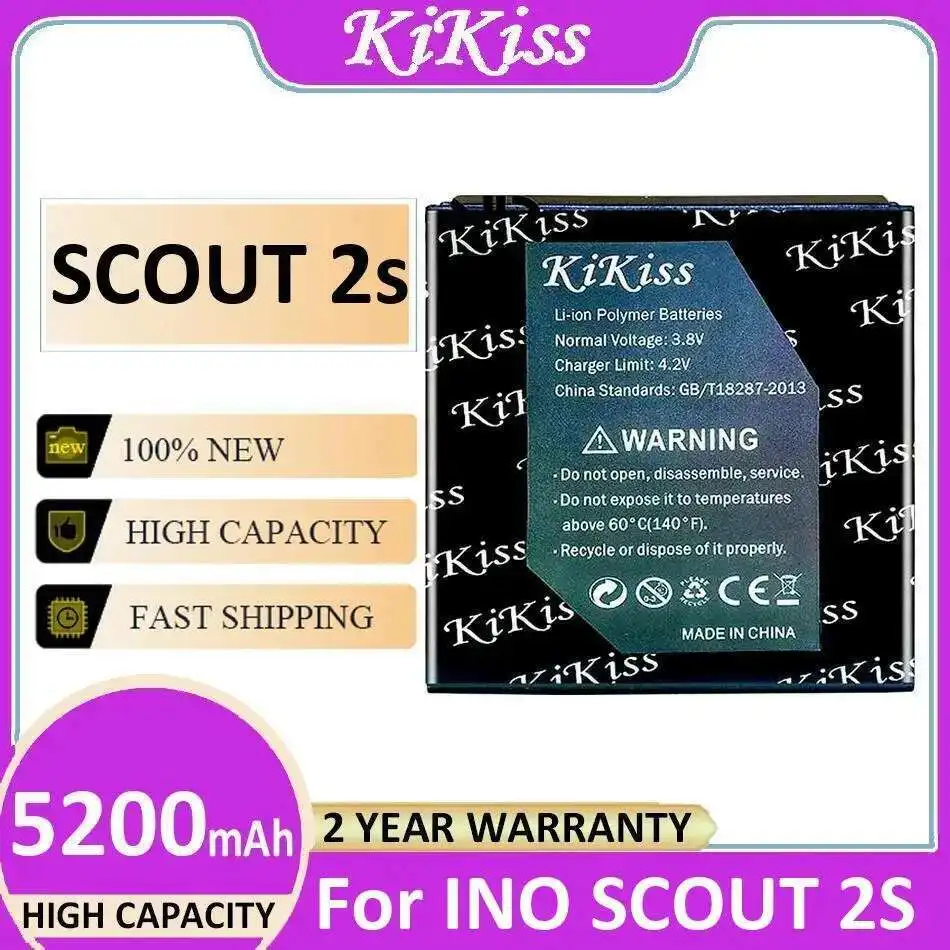 

Mobile Phone Battery 5200Mah High Performance For Ino Scout 2S High-Capacity