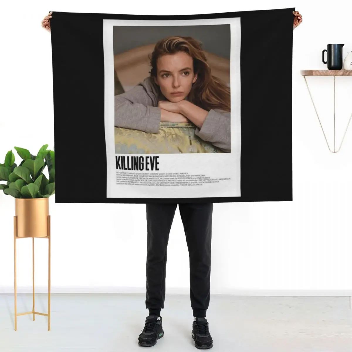 Killing Eve - Jodie Comer Throw Blanket Decoratives Winter beds Vintage Sofa Plush Polar Blankets