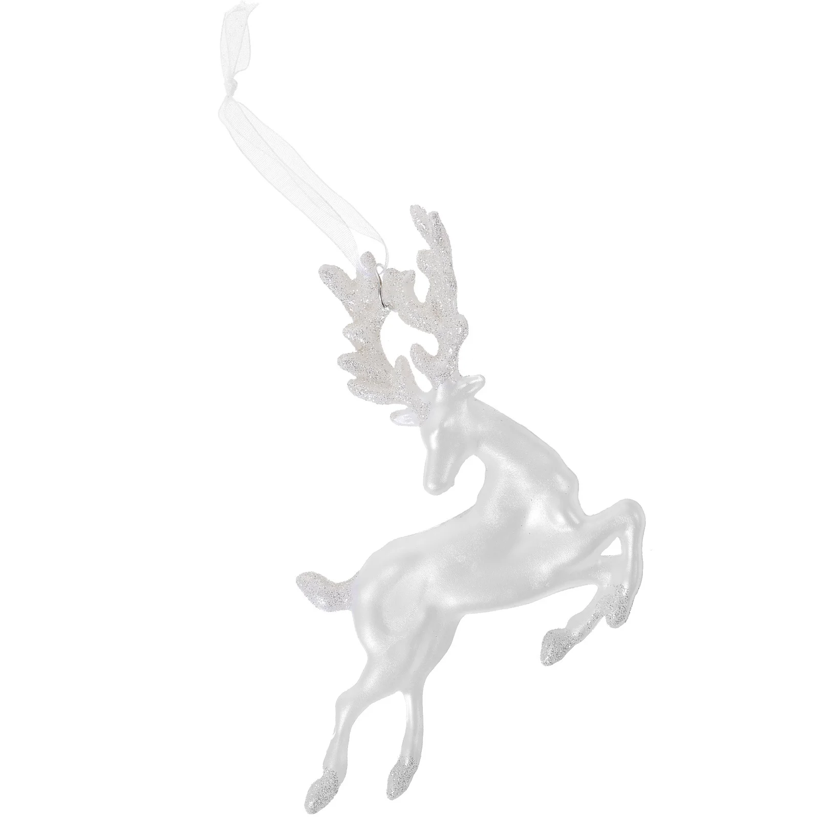 

Chic Elk Hanging Ornament for Xmas Tree Christmas Decor Holiday Window Wall Decoration Festive Party Ambience Enhancer