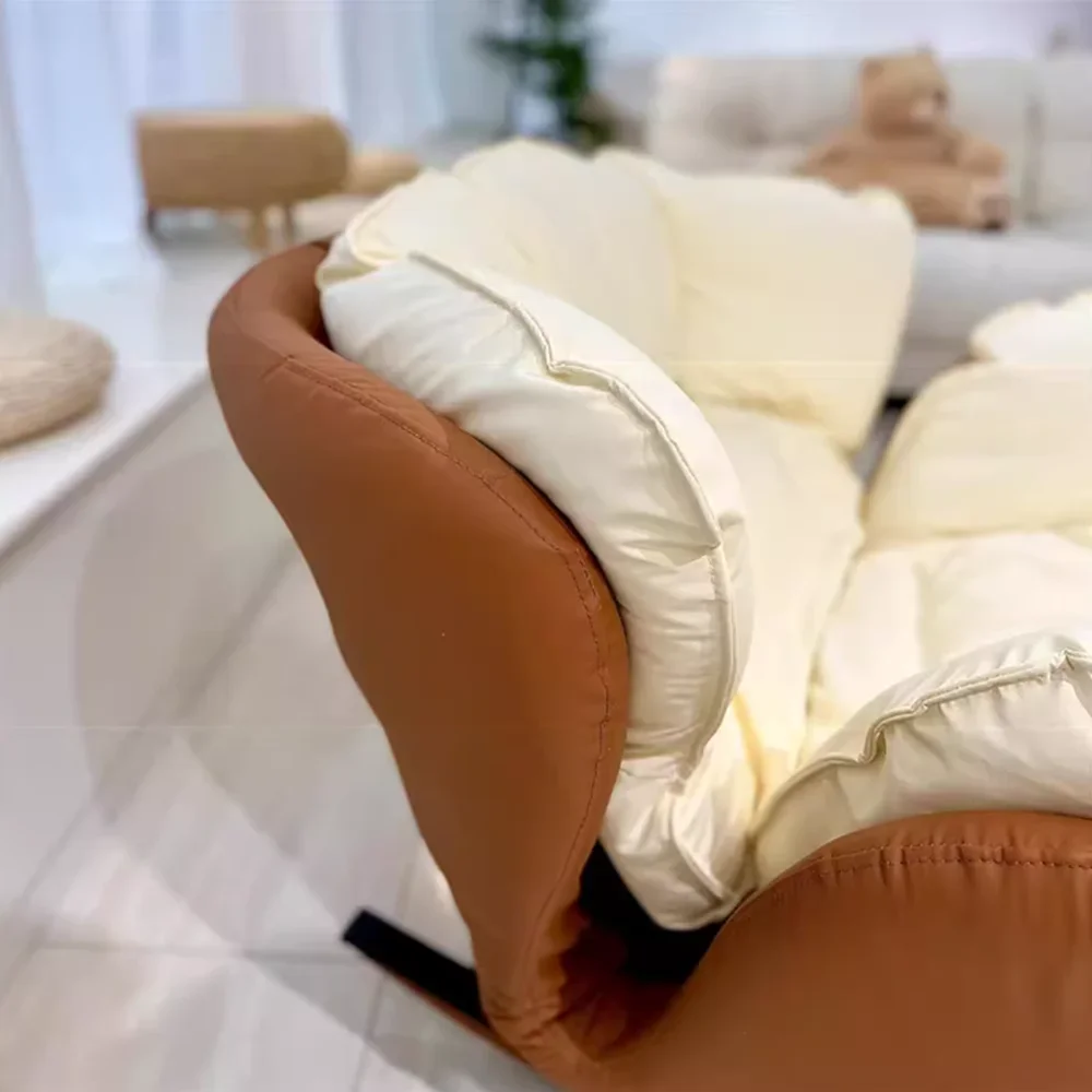 كراسي مرنة مريحة لغرفة المعيشة مسند للقدمين كرسي كراسي أرضية مصمم للتأمل Articulos Para El Hogar أثاث منزلي #4