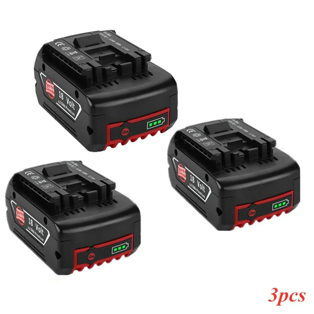 NOWOŚĆ Dla BOSCH Authentic 18V 10AH LITHIUM-ION BATTERY GBA 18V 10AH 18V Professional GBA GSR GSB BAT618 BAT609 z osłoną paliwa