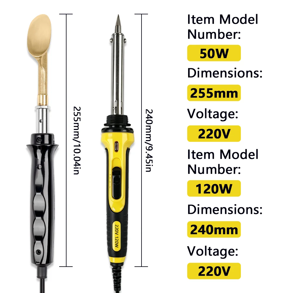 EU Pointed Soldering Iron Set Plastic Welding Machine Crack Repair Smoothing Tool Rapid Heating for Precision Instrument Welding