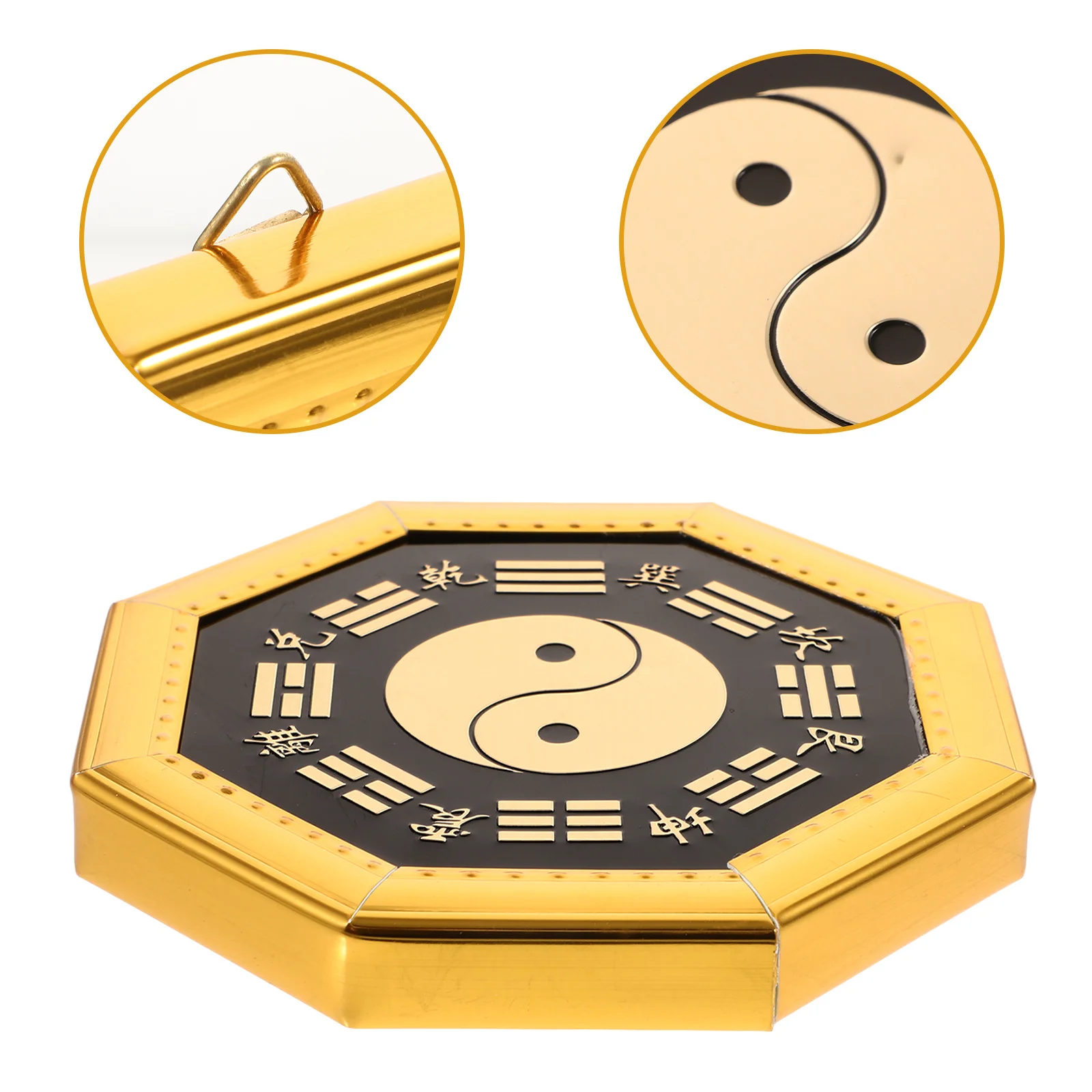 

Alloy Bagua Pendant Luxury Eight Diagrams Decoration Indoor Home Wall Hanging Blessing Ornament Ward Off Bad Luck