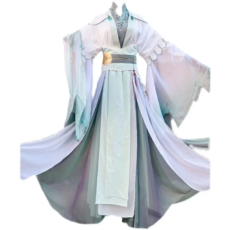 Anime Tian Guan Ci Fu Manga Version Cosplay Shi Qingxuan Women Ver Heaven Official's Bless Shiqingxuan pełny zestaw kobiety mężczyźni peruka