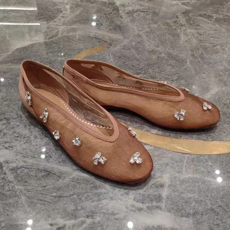 

Женские мягкие и удобные туфли на плоской подошве, модные мягкие сандалии на плоской подошве, лето 2025 г., неглубокая уютная женская спортивная обувь, дизайнерская обувь