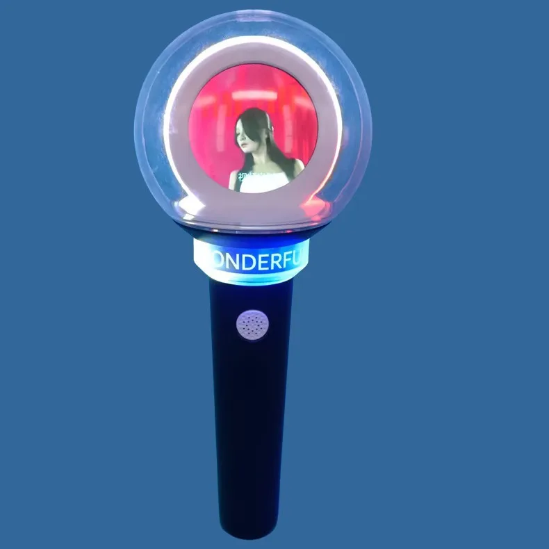 Concert-specific video music light stick charging, multi-color LED customizable logo
