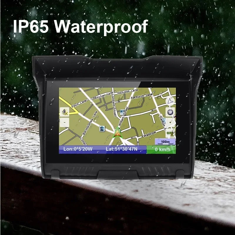 5-дюймовый WINCE 6.0 водонепроницаемый мотоцикл IP65 IGO карта 800*480 HD экран аксессуары для мотоциклов GPS-навигация