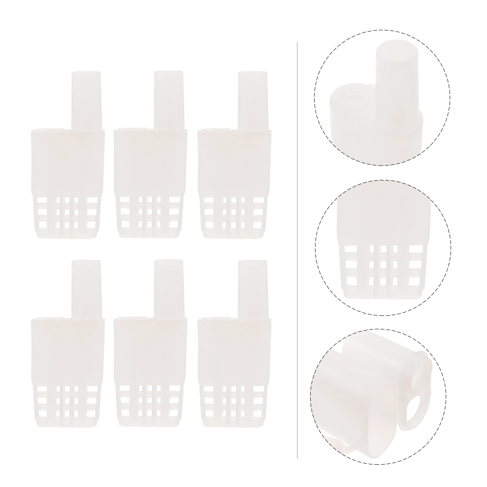 10pcs Cage Beekeeping Tools Plastic Cages for Transport Isolation Rearing Breeding Lightweight Practical Storage