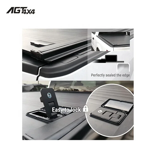 AGT4X4 Aluminium Rolling Hard Truck Bed Cover For TRITON L200 2019+ Pickup Tonneau Cover