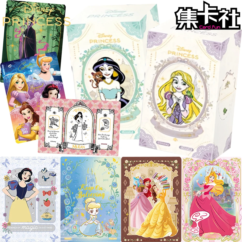 CARD.FUN Original The Disney Princess Diary Commemorative Cards Classic Popular Fairy Tale IP Role Shining Signature Cards Gifts