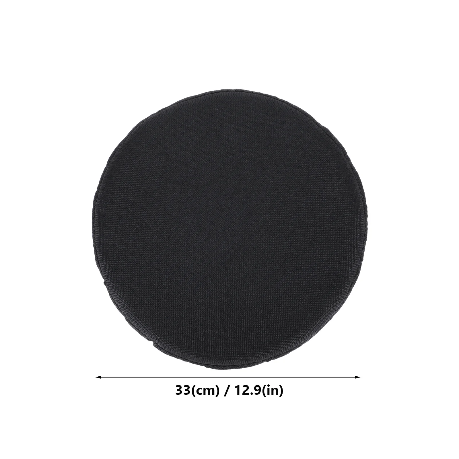 

1Pcs Black Elastic Round Chair Seat Cover Stool Protective Case Easy to Use for Home Office Mall Chair Cover