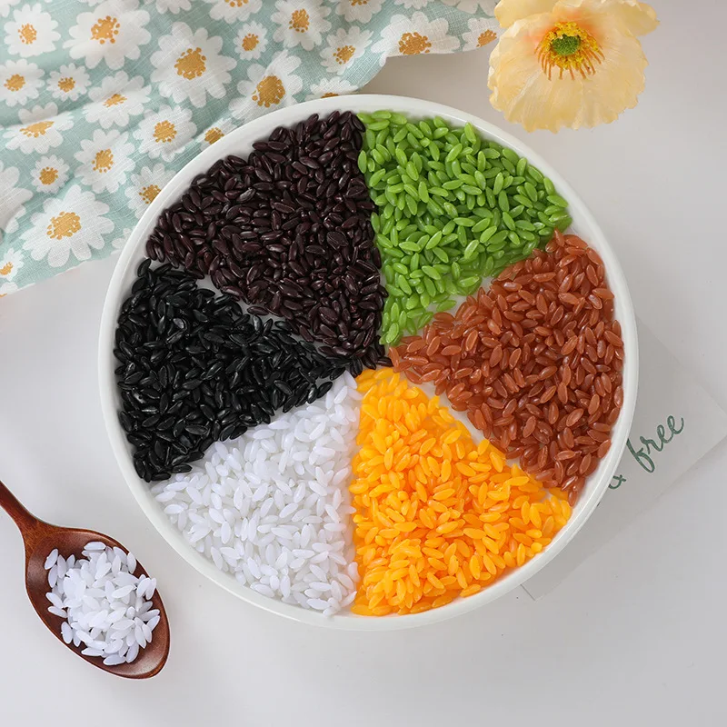 

500G Artificial Rice Fake Food Display Props Festive Party Window Cabinet Decor Photography Props