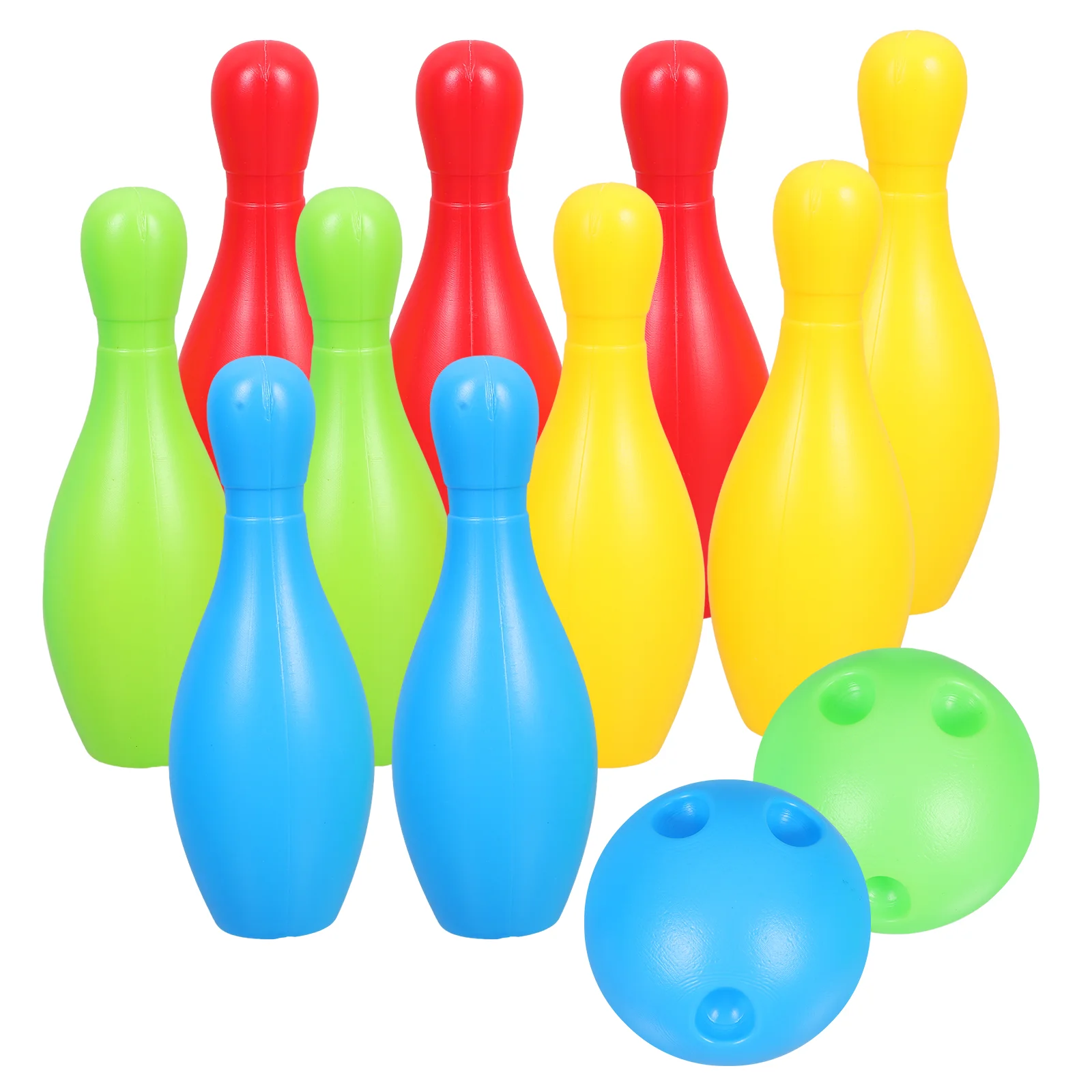 

Outdoor Toys for Kids Bowling Ball outside Pin Games Plastic Colorful Toddler Child