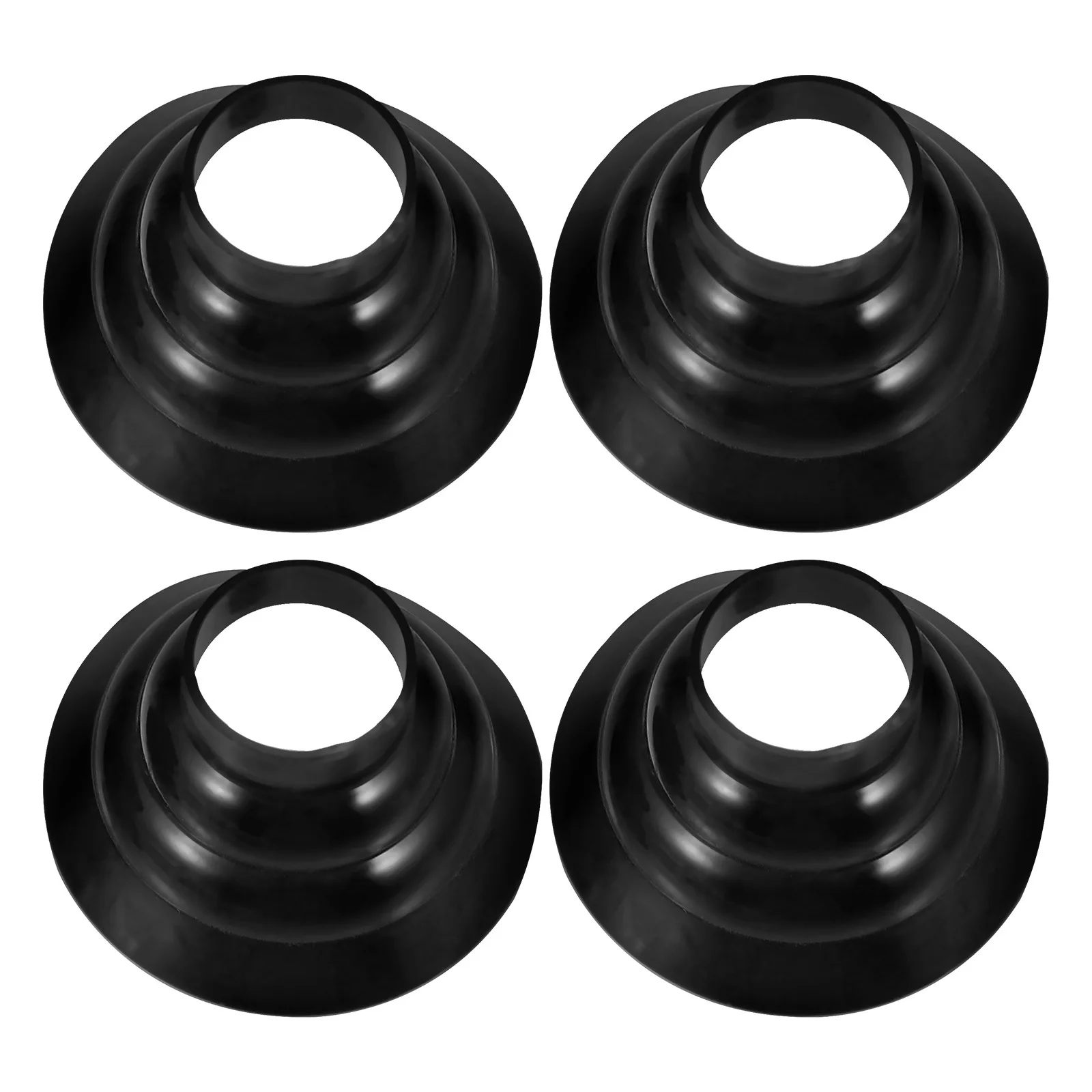 4 قطعة عكاز البلاستيك نهاية الحصير سميكة قصب نصائح استبدال المضادة للانزلاق الرحلات القطب القدم يغطي عصا للمشي ينتهي #5