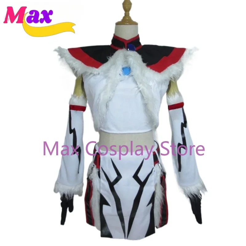 Max Cos Monster Hunter Orage Kirin Cosplay Costume pour femme-longueur Gabardine Anime tenue sur mesure