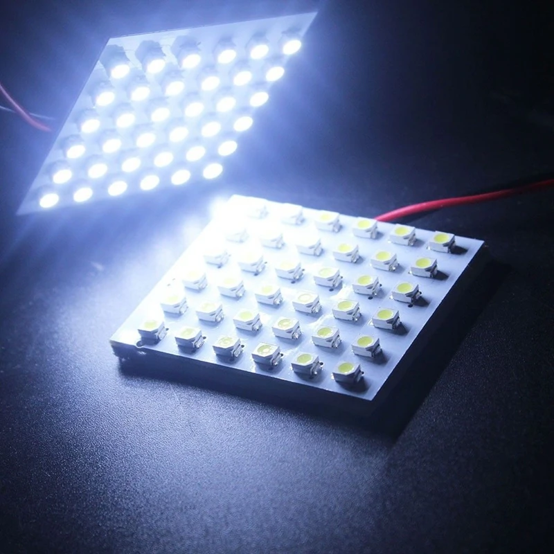 10Pcs 4.5W DC12V Dome Panel T10 36SMD 1210 3528 Roof Reading Light with Festoon T10 BA9S 3 Adapter 5pcs Led Light