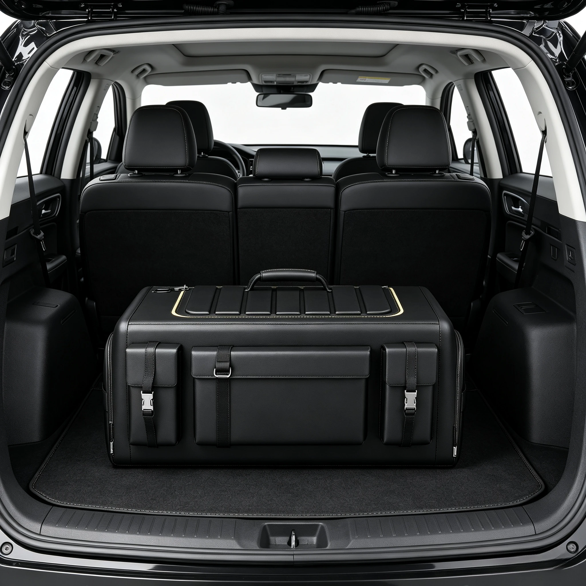 Foldable Car Trunk Storage Box Multifunctional Vehicle Tail Organizer Portable Storage Container For Car Interior Tidying