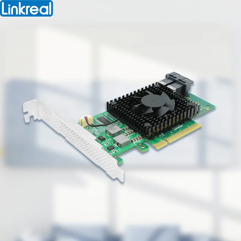 Imagem -03 - Linkreal Pci Express 3.0x8 para x E.2 segundo Switch Ssd Pcie E.2