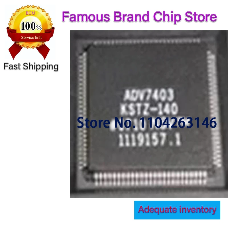 1PCS ADV7403KSTZ-140 ADV7403  100QFP EP1K100QC208-1N	QFP208 M30622F8PFP M30622F8PFP-U5C  qfp