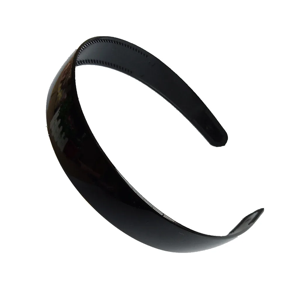 

40pcs 2.5Cm Hair Band For Women Girls Ladies Wide Durable Headband Party Wedding Ladies Headband Gift Use Black