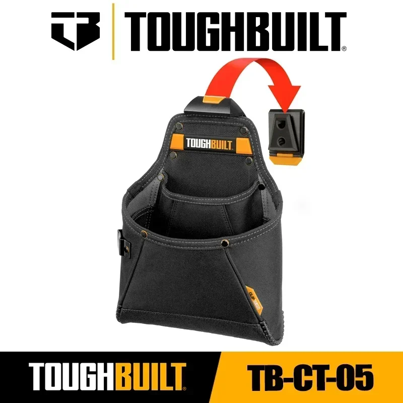 TOUGHBUILT TB-CT-05 Woodworking and Electrician Special Multi functional Tool Storage Bag Sturdy Waist Bag