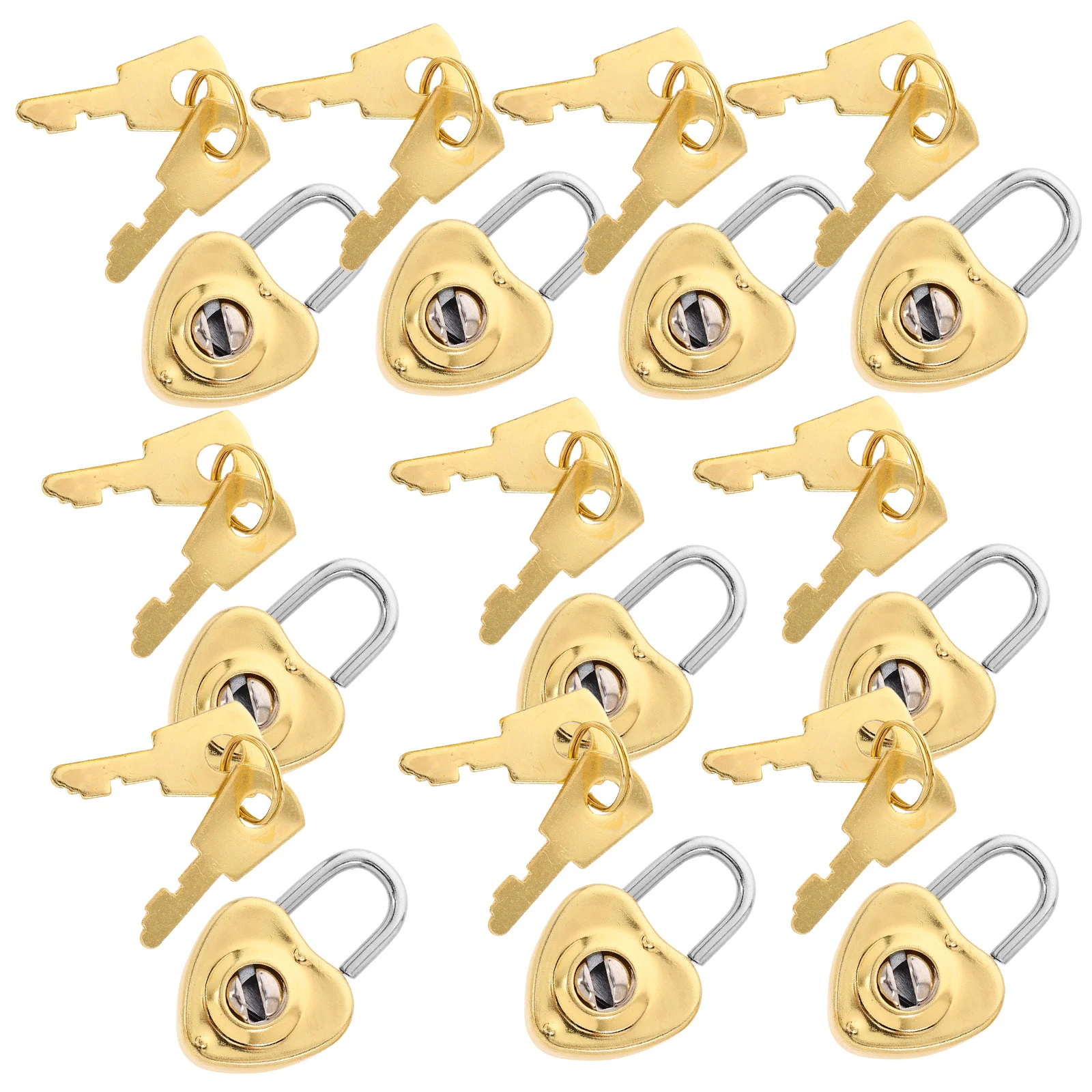 1 مجموعة صغيرة على شكل قلب قفل مفتاح صغير الحرفية قفل لطيف القرطاسية قفل الأمان مذكرات صندوق مجوهرات أقفال خمر