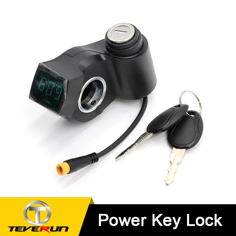 Original Ignition Switch Lock with Keys For Blade GT II Blade 9 /10 Blade X Electric Scooter Voltmeter Digital Display Parts