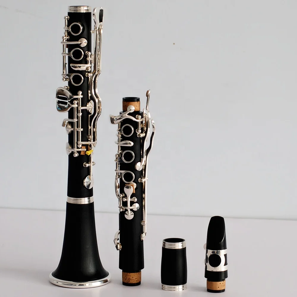 Clarinet Instrument Hard Rubber Nickel-plated German System Bb Clarinet Musical Instrument