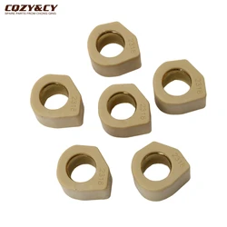 6PC Racing Variator Weight Set 23x18mm 19.2g 20g For Piaggio X9 250cc Scooter Engine