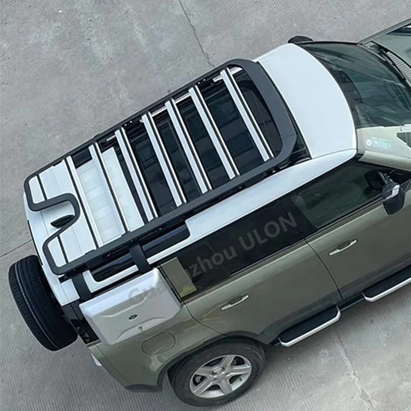 

High Quality Lage Rack Aluminum Roof Rack Basket For Defender 2020-2022