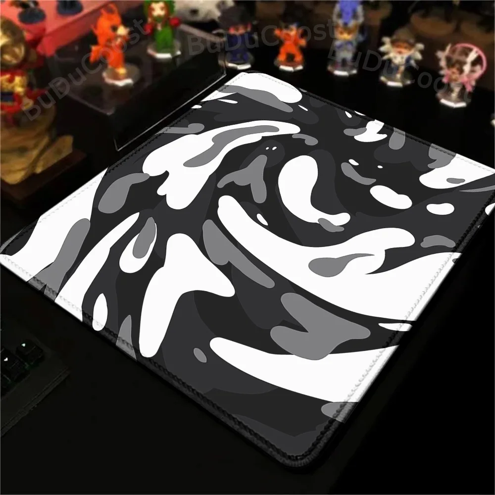 18x22cm Mausepad Small Carpet Computer Rubber Mousepad Strata Liquid Gaming Accessories XS Pink Blue Art Design Keyboard Deskmat