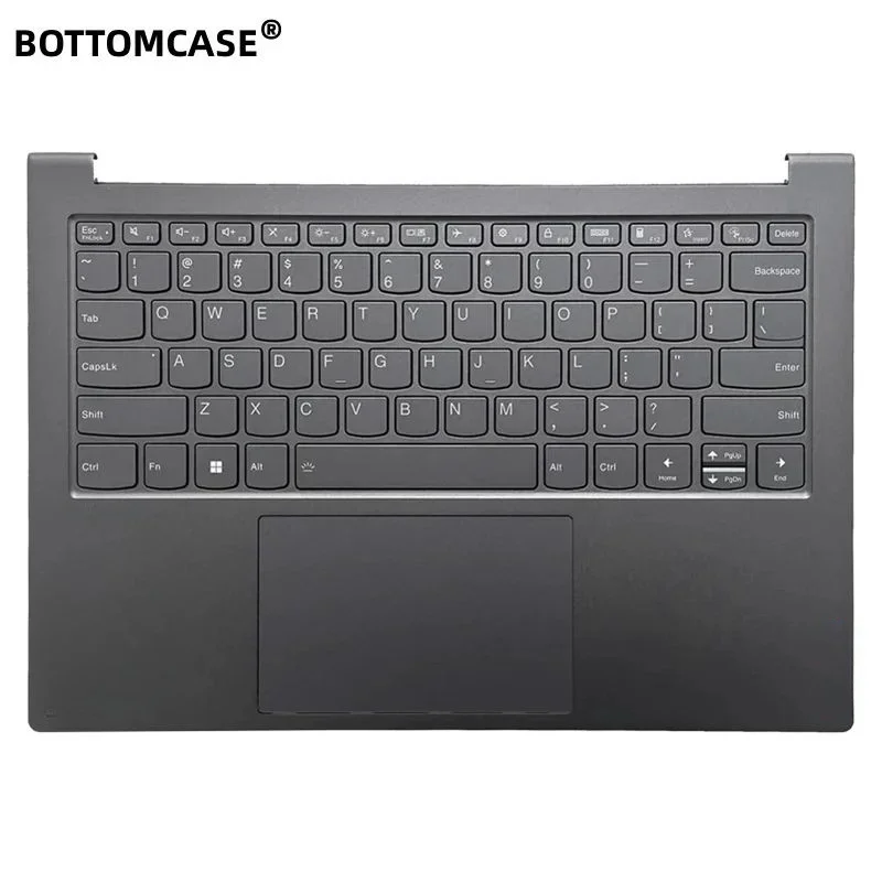 

НИЖНИЙ ЧЕХОЛ ® ideapad Pro 14 IAH5R Yoga Slim 7 Pro 14IAP 7 Клавиатура с упором для рук и тачпадом AM2T1000210 Серый