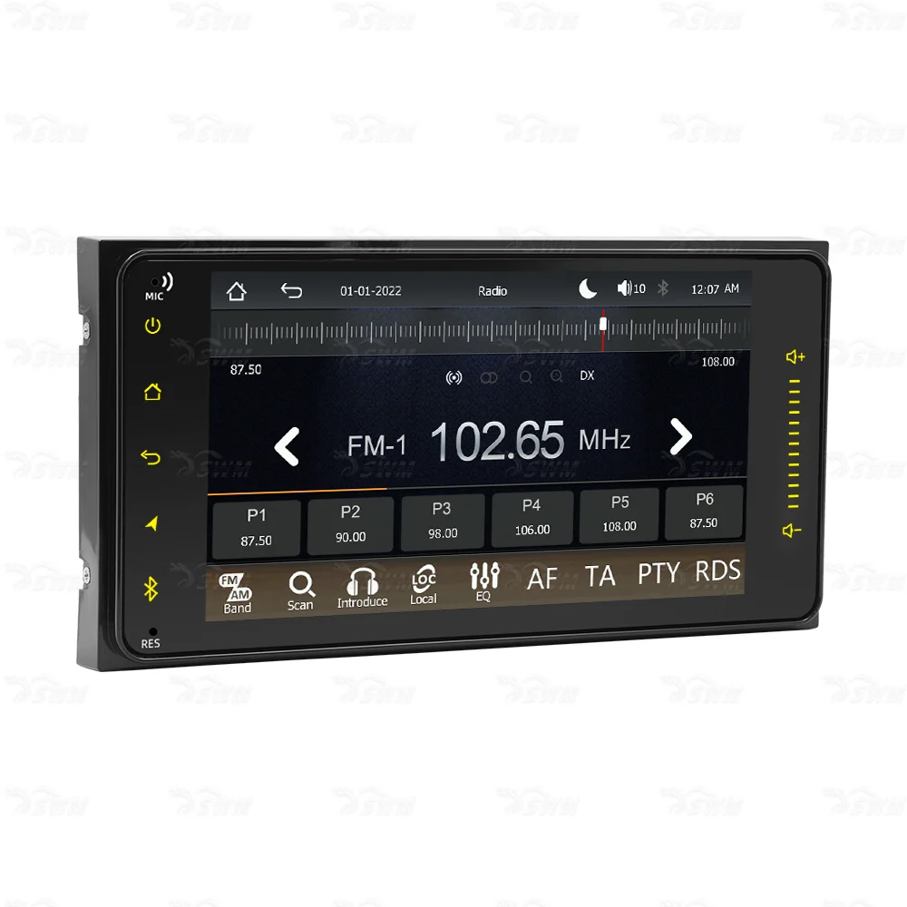 BQCC 2DIN 7'' Car Multimedia Player for Toyota Corola Vios Crown Camry Hiace Previa carplay BT RAV4 RDS FM AM Stereo Radio