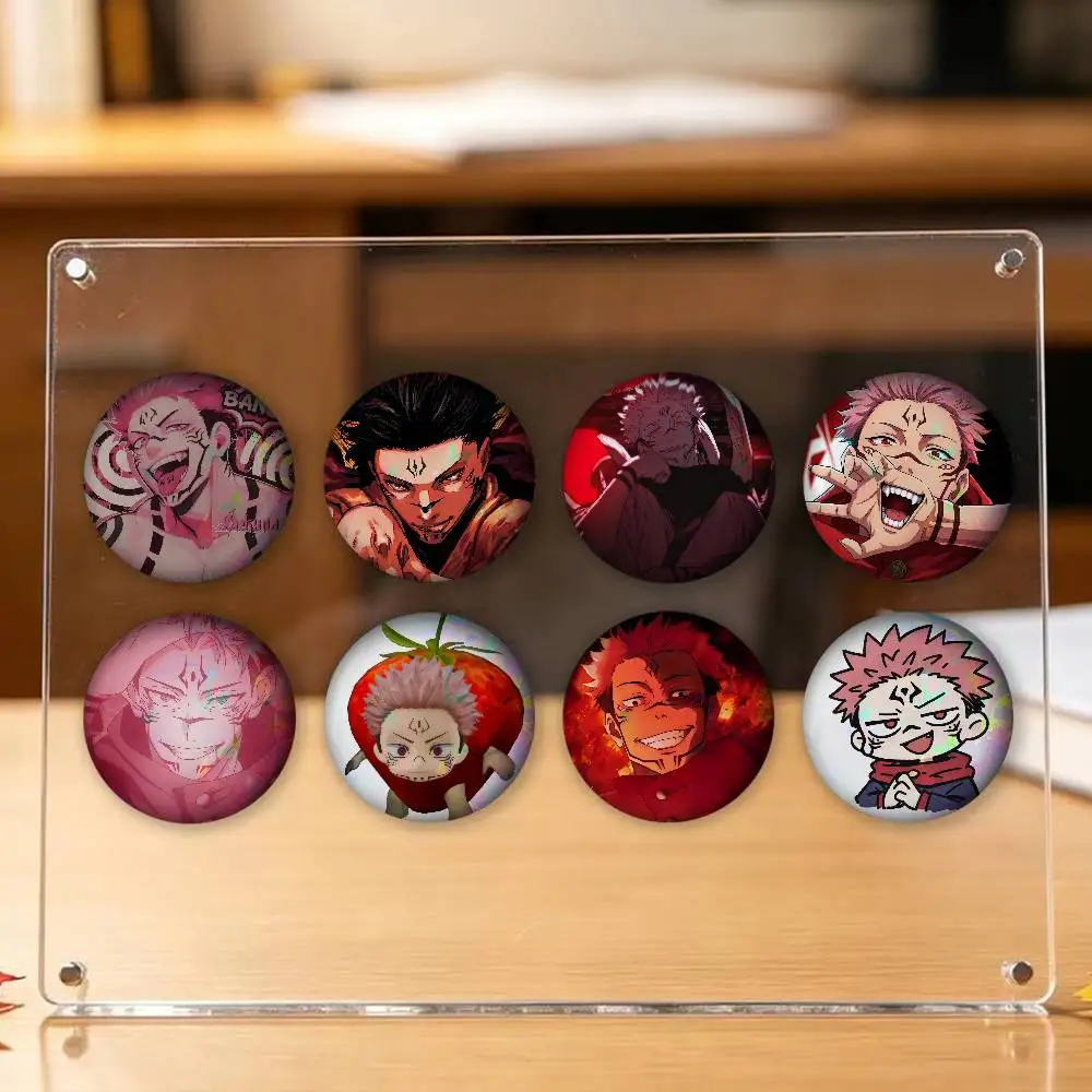 Anime Ryomen Sukuna pins  Cute Series Pins Funny Badge Interesting Cartoon Animals Brooches Backpack Clothes Gift Accessory