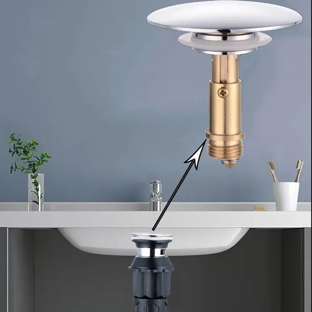 

1 Pcs Anti-rust Sink Drain Sink Shroom Trap Hair Drain Cover Sink Stopper Faucet Accessories Core Filter