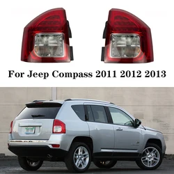 Para jeep compass 2011 2012 2013 luz traseira da cauda amortecedor traseiro luz cauda parar lâmpada de freio luzes traseiras turno sinal aviso