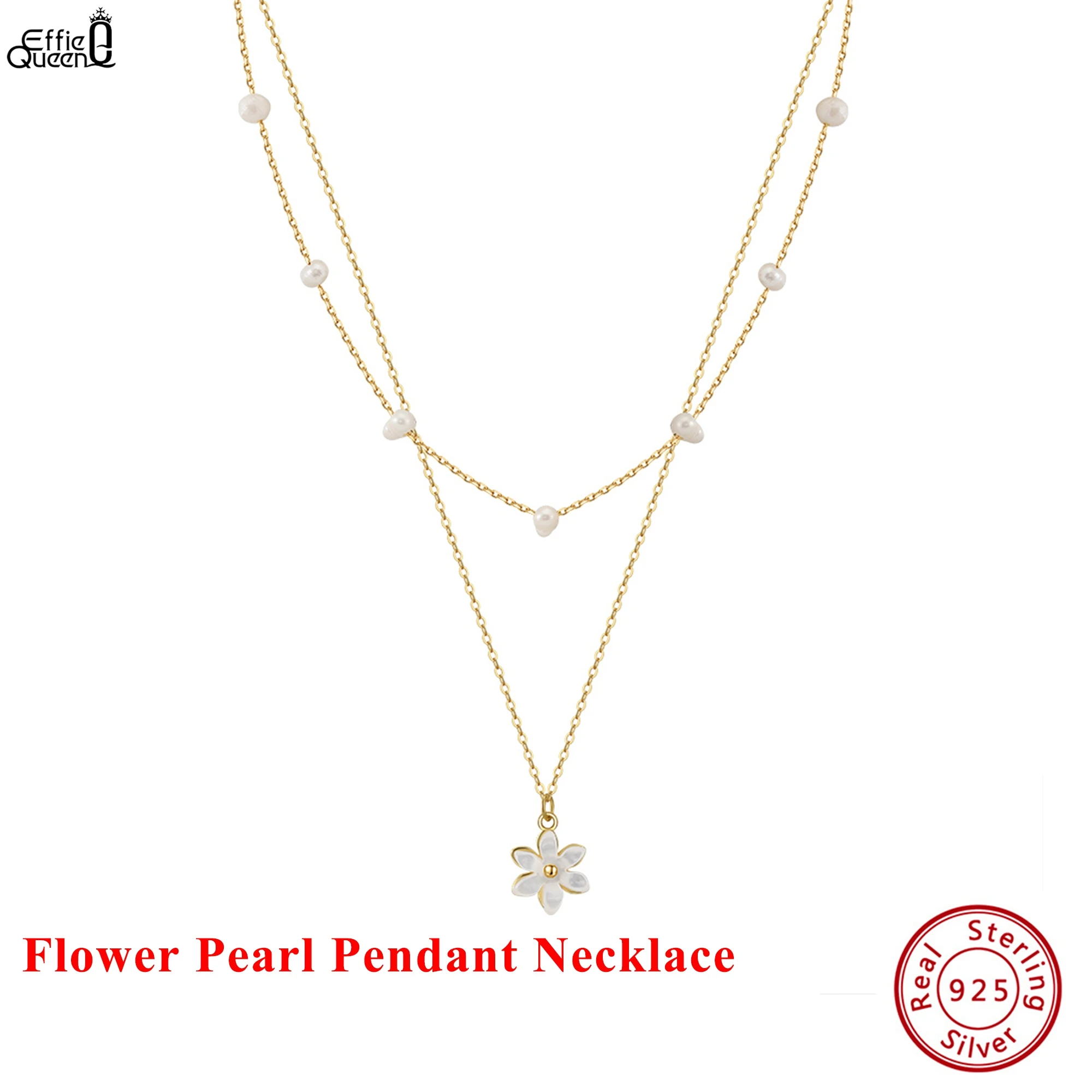 

Женское ожерелье из серебра 925 пробы с искусственным пресноводным жемчугом