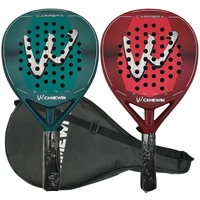 The new Padel racket Paddle racket 100% carbon fiber EVA elastic memory foam core Tennis racket Carbon fiber padel racket Gift
