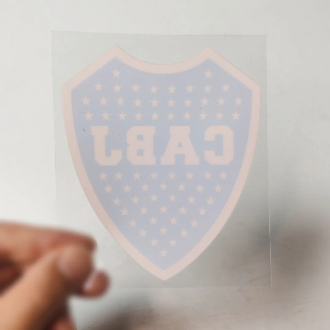 ملصقات السيارات بوكا جونيورز الأرجنتين لكرة القدم كريستال التسمية الأشعة فوق البنفسجية نقل الشارات لغطاء خزان الوقود الكمبيوتر المحمول آيفون D2