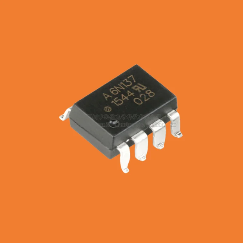 10pcs/Original genuine 6N137-500E SMD-8 high CMR, high-speed TTL compatible optocoupler chip