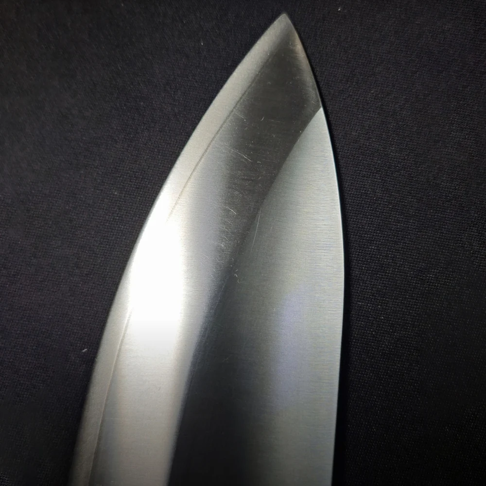 7.5 Inch Double-edged Deba Knife With Cover BG42 Steel Core Blade Chef Chopper Cleaver Slicing Handmade Forged Kitchen Knives
