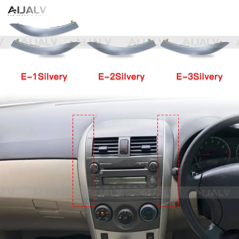 Africa Asia High Group Customer Plate for TOYOTA Corolla 2008-2013 All Color Size Frame Vents Air Condition Bracket Trim