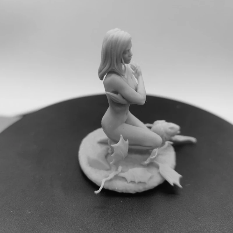 Figura de resina Born of Fire a escala 1/24, Kit de modelos ensamblados, Diorama sin montar y figuritas sin pintar, Juguetes