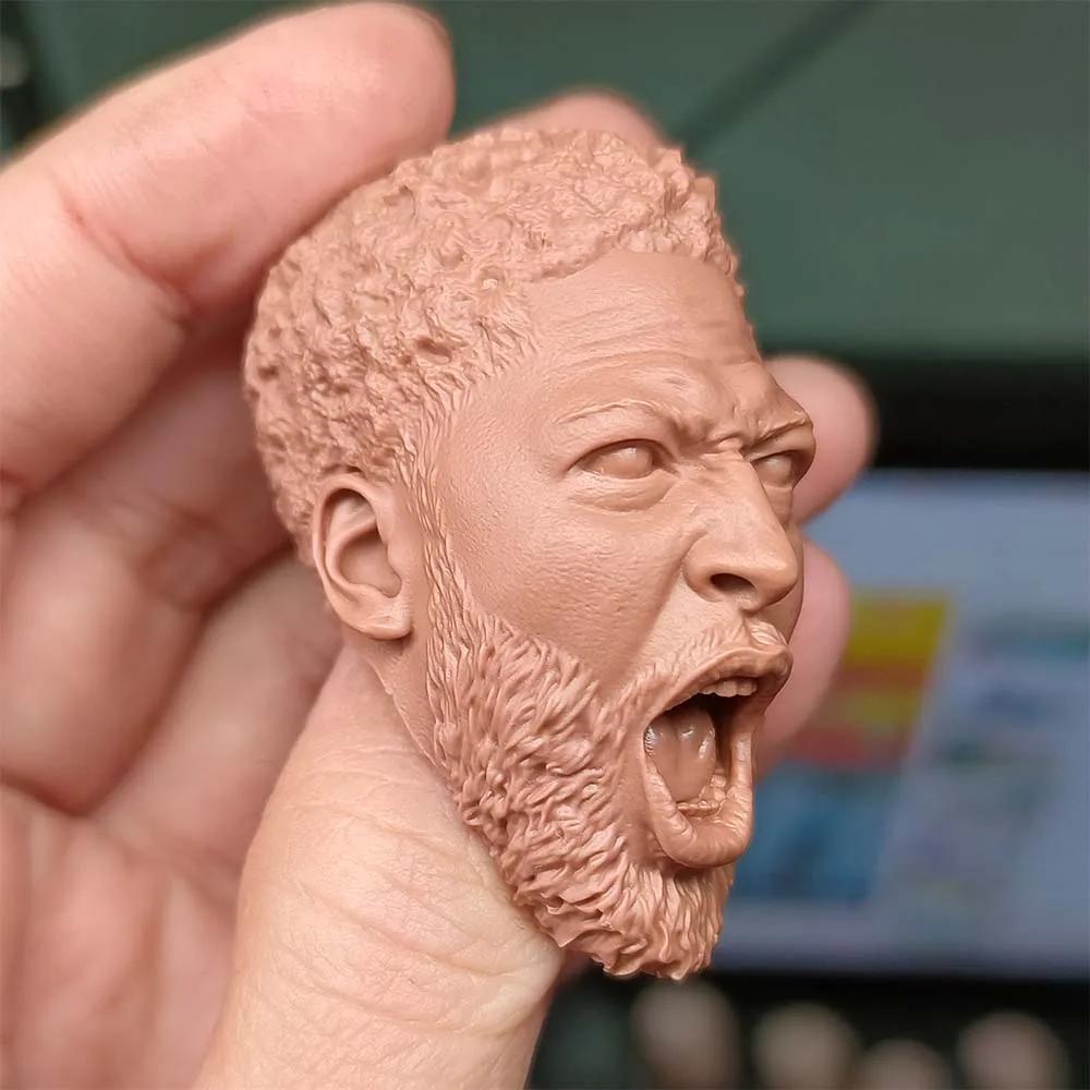 1/6 Die-cast Resin Model Assembly Kit (Anthony Davies) Colonel's Head Sculpted Model Toy (55mm) Unpainted Free Delivery