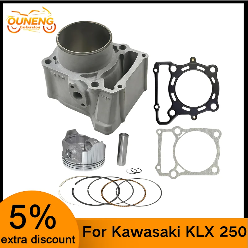 

Motorcycle Accessories 78mm Engine Part Cylinder Kit 300CC Motor For Kawasaki KLX 250 KLX250 R/S/SF KLX300R Equipments Motoblock