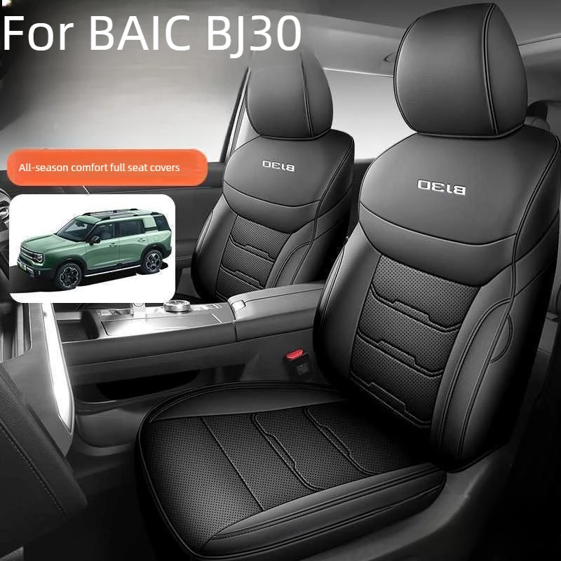 

Новые чехлы для сидений BAIC BJ30 2024 2025 2026, полностью закрывающие сиденья, на заказ, аксессуары для интерьера